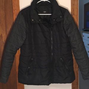 Black and Grey puffer jacket